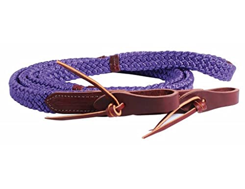 Professional's Choice Sports Medicine Products Quiet Control Braided Roping Reins Horse Training Equipment 9' - size: Full