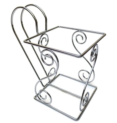 Cara's Casa Half Gallon Juice or Milk Carton Holder - Elegant, Easy Grip Holder Makes Pouring Trouble-Free. Sturdy Metal Construction. Nice for Home Kitchen Gifts and Housewarming Gift Ideas.