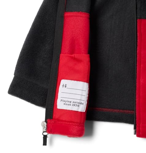 Columbia Youth Steens Mountain II Fleece Jacket - color: Mountain Red/Black, size: 3-6 Months