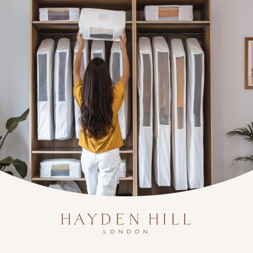 Hayden Hill Luxury Organic Cotton Sweater and Blanket Storage Bag 20 Inch