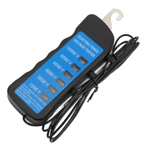 Digital Electric Fence Voltage Tester, Handheld, Fault Finder with LED Indicator for Livestock Equipment