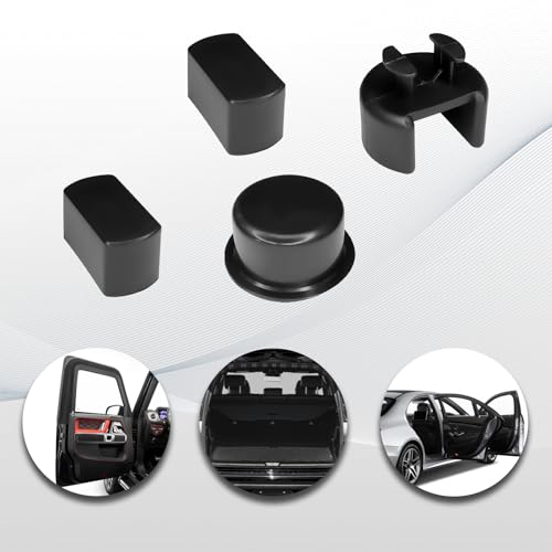 Hrificing 4PCS Car Tailgate Hinge Kit Tailgate Bushing Insert Kit, Tail Gate Latch Kit for Dodge Ram/Ford F-Series/Lincoln Models, Tailgate Hinge Pivot Bushing for Left and Right & Bed and Gate Side
