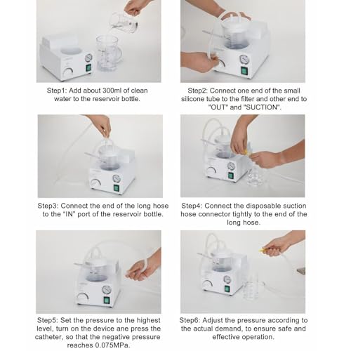 Portable Veterinary Suction Machine | Home Use with 1000ml Capacity 110V