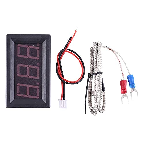 PEMENOL 12V Red Fahrenheit Digital Temperature Meter
