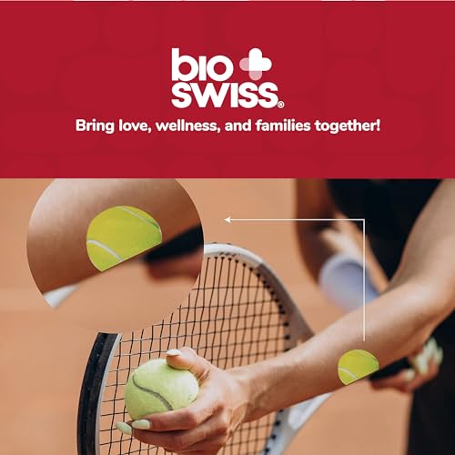 BioSwiss Bandages, Tennis Ball Shaped Self Adhesive Bandage Set, Latex Free, Sterile Wound Care, 24 Count (Pack of 2) - size: 24-Count Box (Pack of 2), style: Tennis
