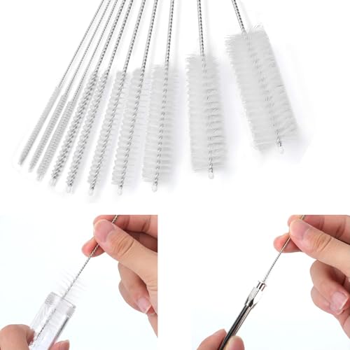 12in1 Reusable Animal Syringe + Drench Nozzle with Clean Brush, Adjustable Dosage Drench Livestock Syringe for Pet, Small Animal, Bird, Sheep ,Dog,Goat,Pig, Cat Feeding Supplies (L-50ML) - size: L-50ML