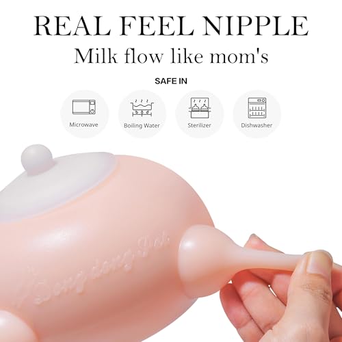 Doggiema Puppy Milk Feeder Nipple Puppy Bottle Puppy's Feeder - size: L size(Small/Medium Puppy)