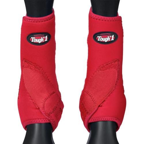 Tough1 Economy Sport Boots Front - Purple - color: Red