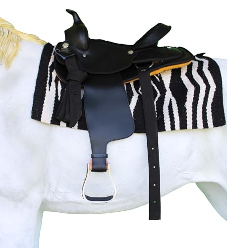 CHALLENGER Horse 5" Aluminum Antique Deck of Cards Engraved Western Saddle Stirrups 51256