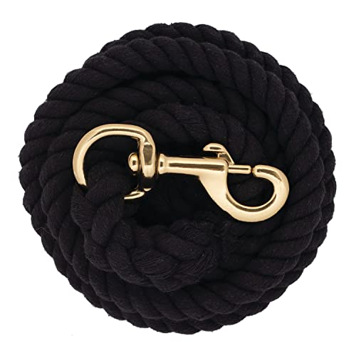 Weaver Leather Color Cotton Lead Rope with Brass Plated 225 Snap - size: one_size
