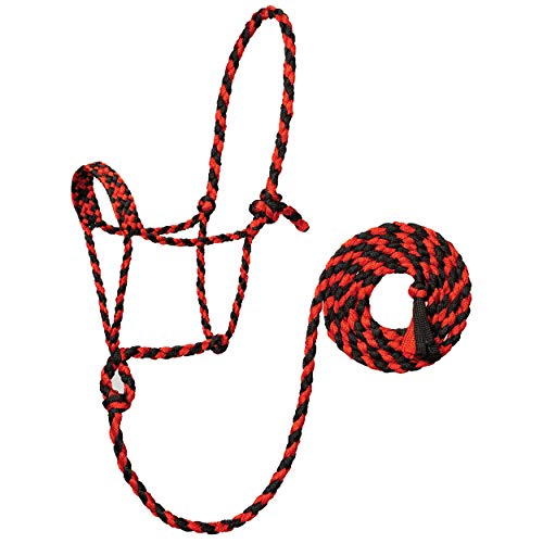 Weaver EquineNylon Trailer Tie - color: Red/Black, size: Average Horse