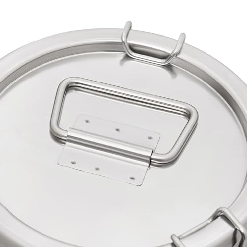 10L/ 2.64Gal Milk Can, Stainless Steel Milk Can with Lid Milk Jug Milk Transport Container Wine Pail Bucket Bottle Stainless Steel Milk Bucket with Sealed Lid for Grain Wine Liquid