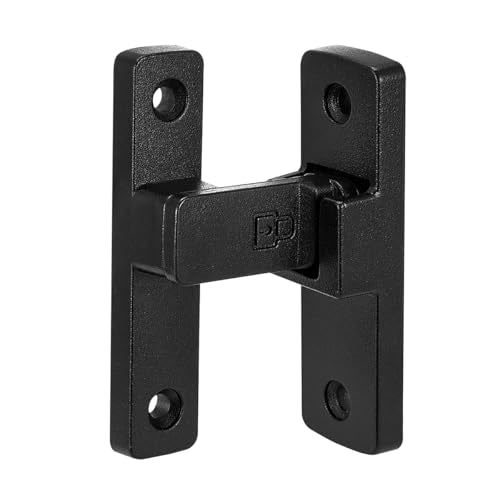 Matte Black 90 Degree Barn Door Lock ,Right Angle Door Lock Latch - color: Matte Black_90 Degree