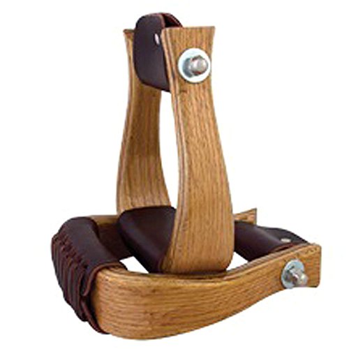 2 inch Wooden Stirrup Oakwood 2INCH