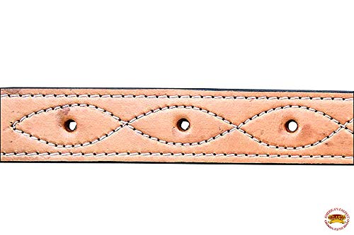 HILASON Leather Saddle Flank Cinch Off Billet Tan, 1 3/4 X 18