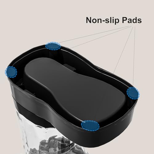 Automatic Dog Water Dispenser, Stainless Steel Bowls Feeder, 100% BPA-Free - color: Black, size: 2.1 Gallon