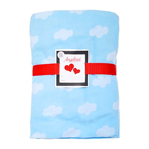 Angelina Women's Cozy Fleece Wearable Blanket or Blanket with Slipper Set - color: Cloud Wearable Blanket, size: One Size Fits Most