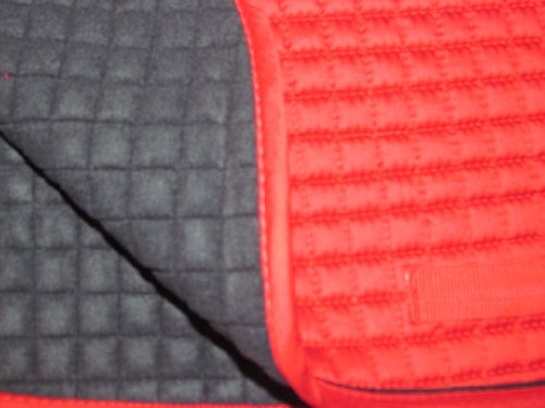 All-Purpose English Saddle Pads (Red w/Black Trim)
