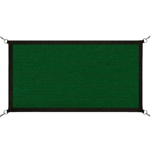 Solid Nylon Stall Guard 21 inch x 39 inch, Hunter Green