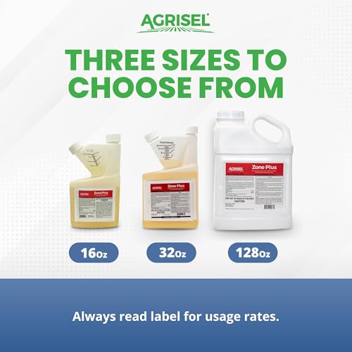Agrisel Zone Plus Insect & Pest Control, Eco-Friendly, 128 Ounce | Broad Spectrum, for Indoor & Outdoor, Effective Against 100 Pests - size: 128 Fl Oz (Pack of 1)