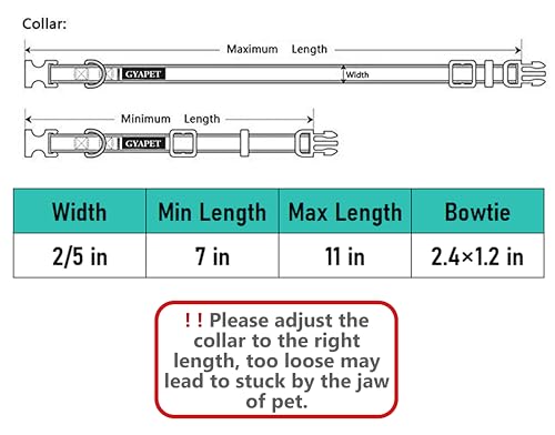 Collar for Cat Pet Breakaway with Bell Bowtie Detachable Bow Adjustable Safety Kitten Puppy Girl Boy 2pcs Yellow & Purple Oil Painting - color: Oil Painting-Yellow & Purple