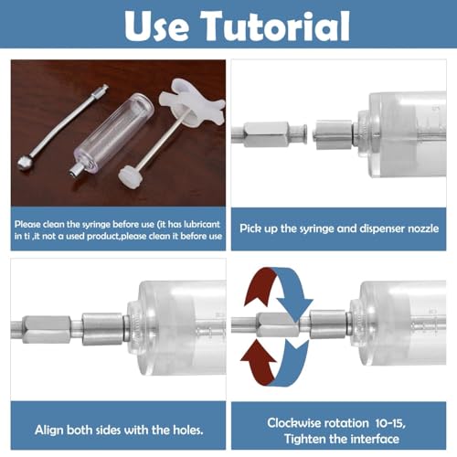 2-Pack Animal Drench Gun Syringe (20 mL) – Adjustable Dosage Reusable Goat Syringe with 2 Drench Nozzles – Oral Dosing & Feeding Tool for Goat, Sheep, Cattle, Pig, Dog, Cat & Farm Livestock