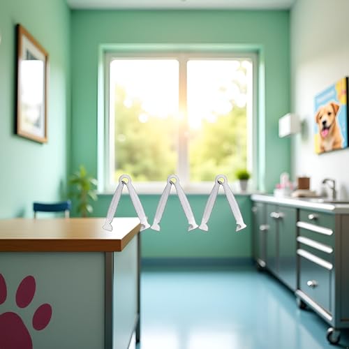 20Pcs White Umbilical Clamps Disposable Umbilical Cord Clamps Puppy Small Animal Birth Puppy Clamp Tool Pet Supplies