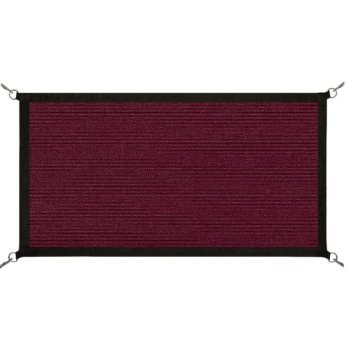 Solid Nylon Stall Guard 21 inch x 39 inch, Burgundy