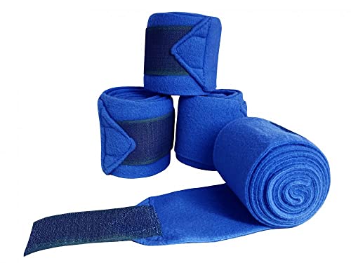 Showman Pony Fleece Polo Wrap - color: Blue