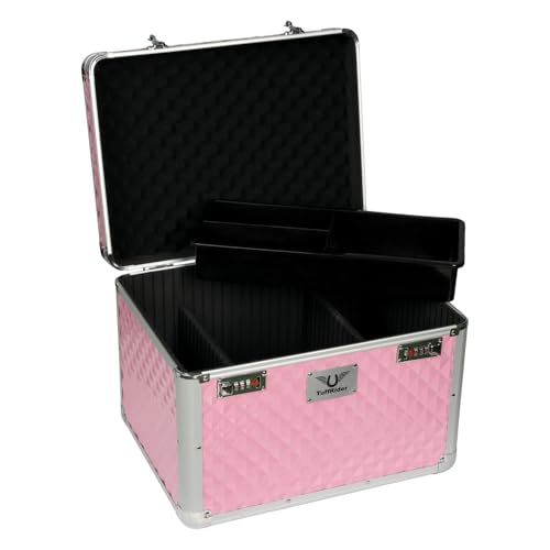 TuffRider Aluminium Diamond Grooming Box-Pink - color: Pink