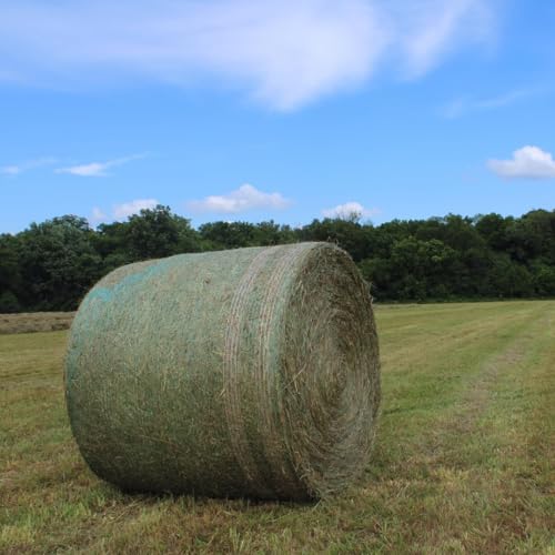 Bale Tuff Round Bale Net Wrap - Green - 48inx9840ft - 5-Ft Balers - 1 Roll | Heavy-duty Extruded Resins, High-density Silage Compression, Solar UV-resistant Mesh, Smooth-feed design