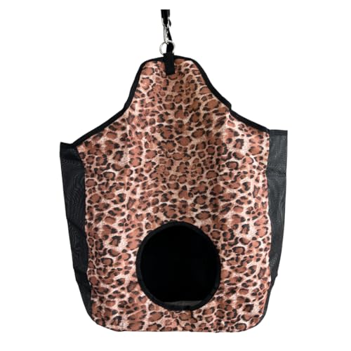 AJ Tack Hay Bag Leopard Print, 600D Nylon, 29x19x5 in