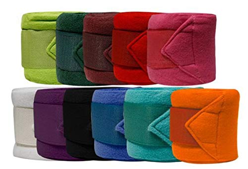 Fleece Polo Wraps w/Velco Closure - color: Black