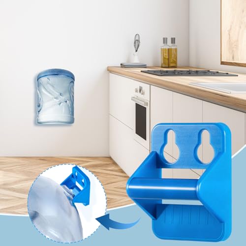 Barydat 4 Pcs Ice Bucket Hanger Bracket Ice Bucket Hook Holder Compatible with Saf T Tote for Storage Sanitary Drying Management Accessory, Blue