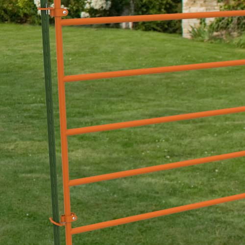 T-Post Gate Hinge Pins, Hang a gate from a Metal T Post, Easy to Install,Hang a gate of Any Farm or Garden from a Metal T Post