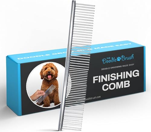 The Doodle Brush Metal Dog Combs for Grooming Matting, Finishing Comb