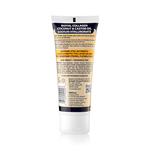 Mane 'n Tail Hoofmaker Hand & Nail Therapy 3.4 oz with biotin, Collagen, and Allantoin That Strengthen and Soften Skin Contains shea Butter & Fragrance Free - size: 3.4 Fl Oz (Pack of 1)