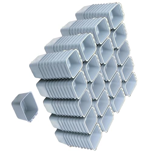 Gray Cage Cups for Feed/Water for Poultry, Ducks, Birds, Hamsters, 200 Pack