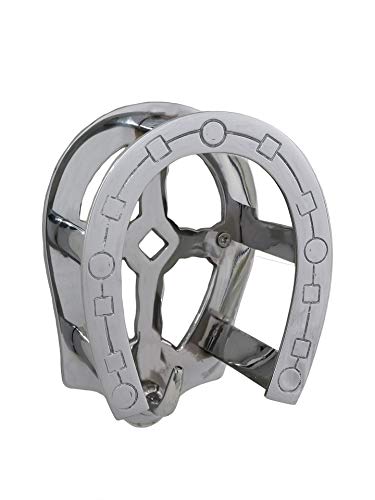 Brass Horseshoe Bridle Rack (Chrome)
