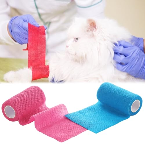 36PCS Self Adhesive Bandage Wrap, 4 Inch × 5 Yard Breathable Elastic Cohesive Bandage Wrap, Athletic Cohesive Tape, Vet Wrap for Wrist, Ankle, Sprains, Swelling(Multicolored)