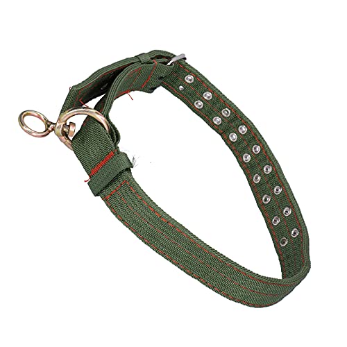 Cattle Collar, Adjustable Length Canvas Neck Strap for Livestock Supply (M)