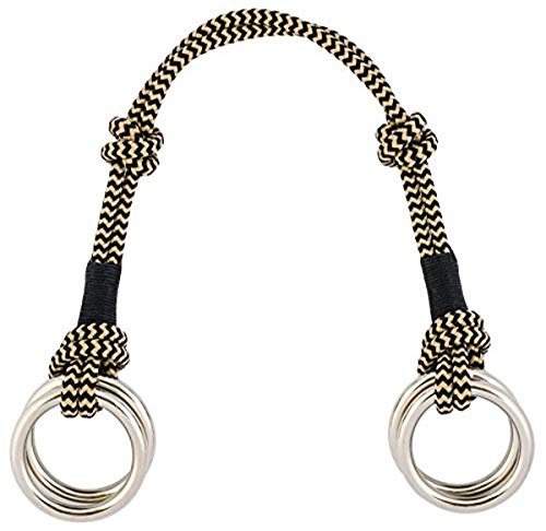 Weaver Leather Justin Dunn Bitless Bridle Nosepiece, Black/Tan