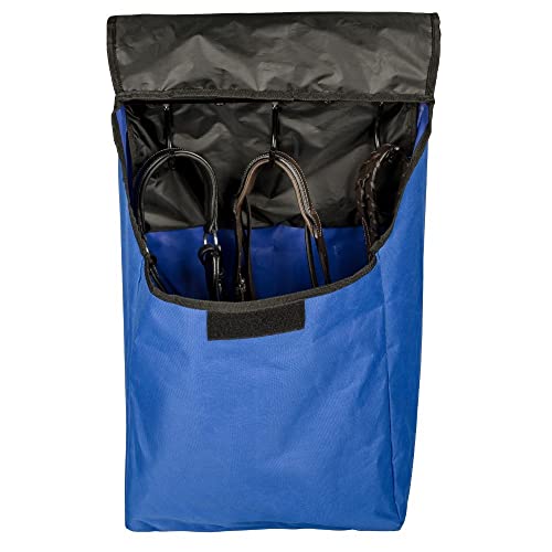 TuffRider Portable Hanging Tack Carrier Bag- Blue- 3 Hooks