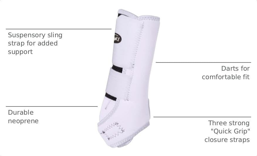 Tough1 Economy Sport Boots Front - Purple - color: White