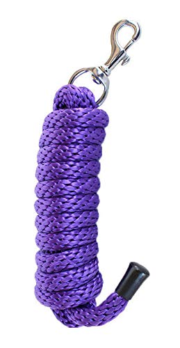 Nylon Horse Halter Nylon Padded Lead Rope Tack Purple Bling Rodeo 606162PR