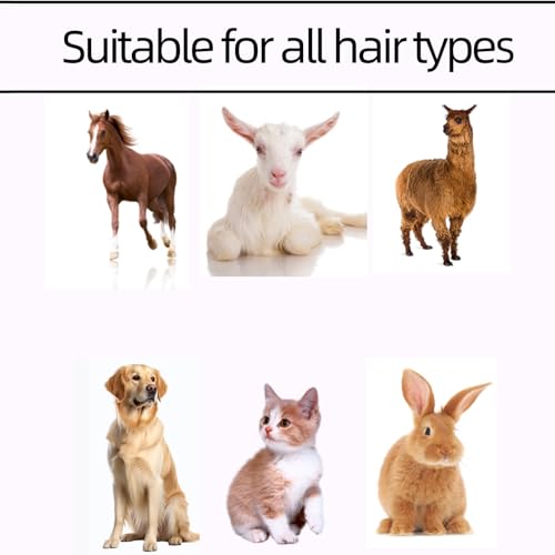 Detachable Replacement Blades for Horse Grooming Clippers | Pet Hair Shaver with Widen Ceramic Blades for Dogs, Cats, Sheep, Other Animals - color: Blade Replacement