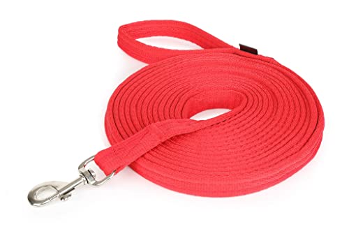 Shires Equestrian Soft Feel Lunge Line (Red) - color: Red