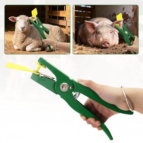 Livestock Ear Tag Applicator Universal Metal Cattle Ear Tagger Pliers Tool