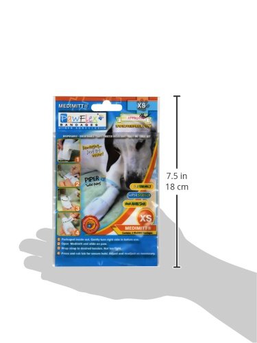 Pawflex Bandages Medimitt Bandages for Pets (Pack of 4) XSmall - size: X-Small