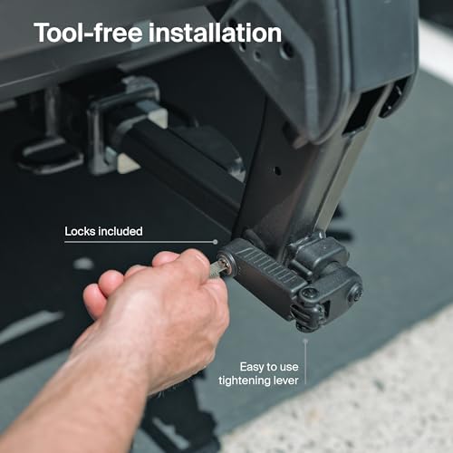 Thule Outpace 2 Bike Hitch Rack, 2" & 1.25" Hitch, 110lb Capacity - size: 2 bike